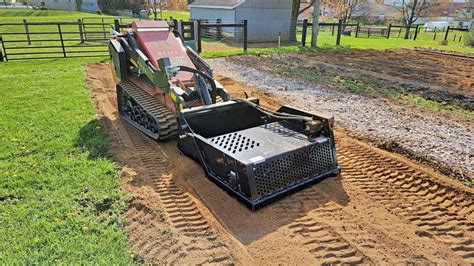 skid steer landscape rake rental near me|rock picker rental near me.